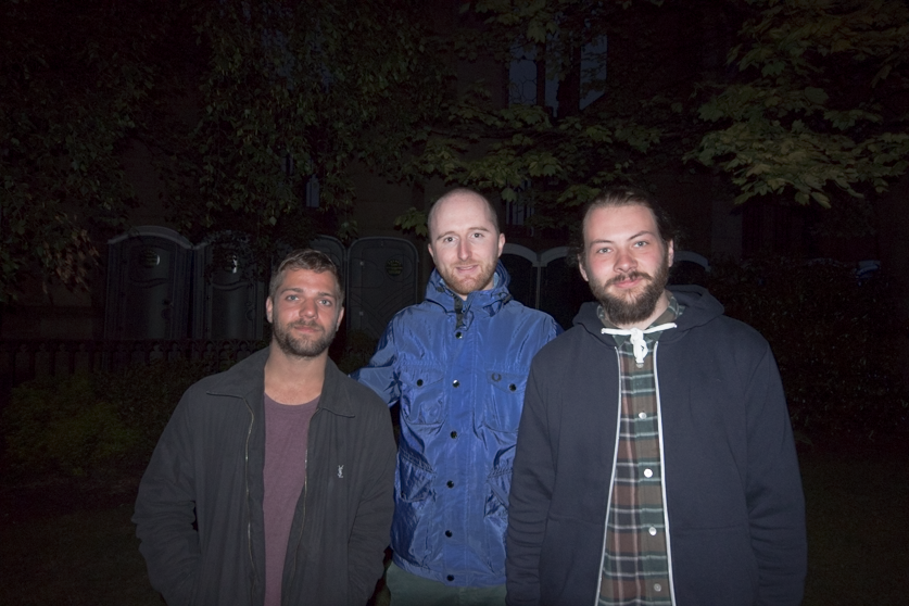 Stax Creations' Chris Morris (left) and Nathaniel Hanna (right) with Insights' Tom Lawson
