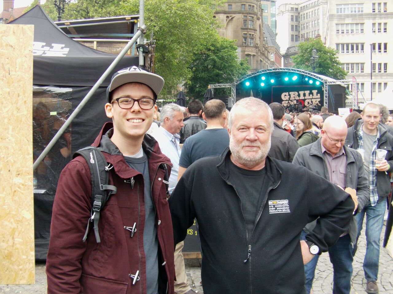 Festival Insights' Michael Baker and EnTEEtainment's DIck Tee