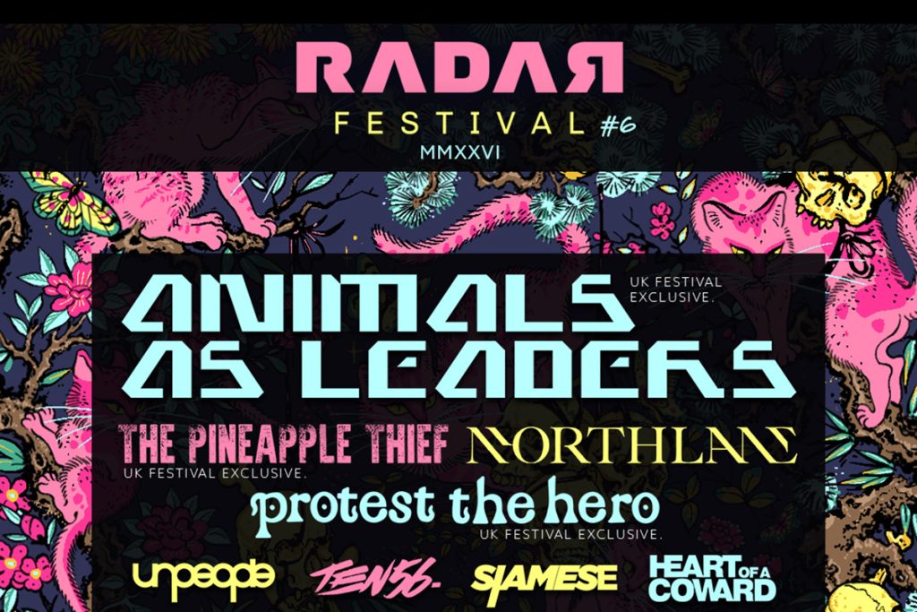 RADAR Festival announces first wave of acts for 2026 Animals as Leaders will headline the festival with The Pineapple Thief and Northlane also playing. Photo: RADAR Festival