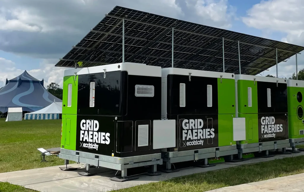Grid Faeries and Ecotricity brings fossil free power to Reading Festival Grid Fairies