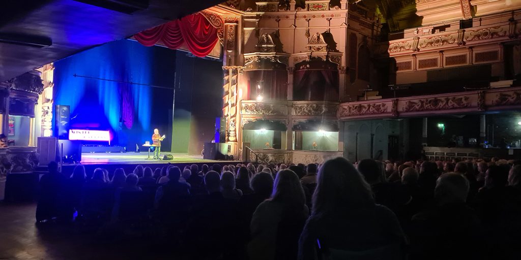 Michael Rosen, Clare Ferguson Walker, Henry Normal, Nigel Planer Robin Ince and more lead the ‘raucous celebration of words’ at the Morecambe Poetry Festival.
