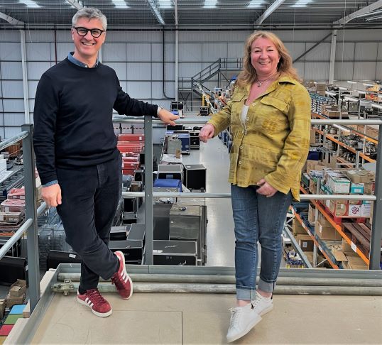 Richard Duff (managing director) and Bonnie May (CEO) onsite at Global Infusion Group's headquarters in Buckinghamshire (002)